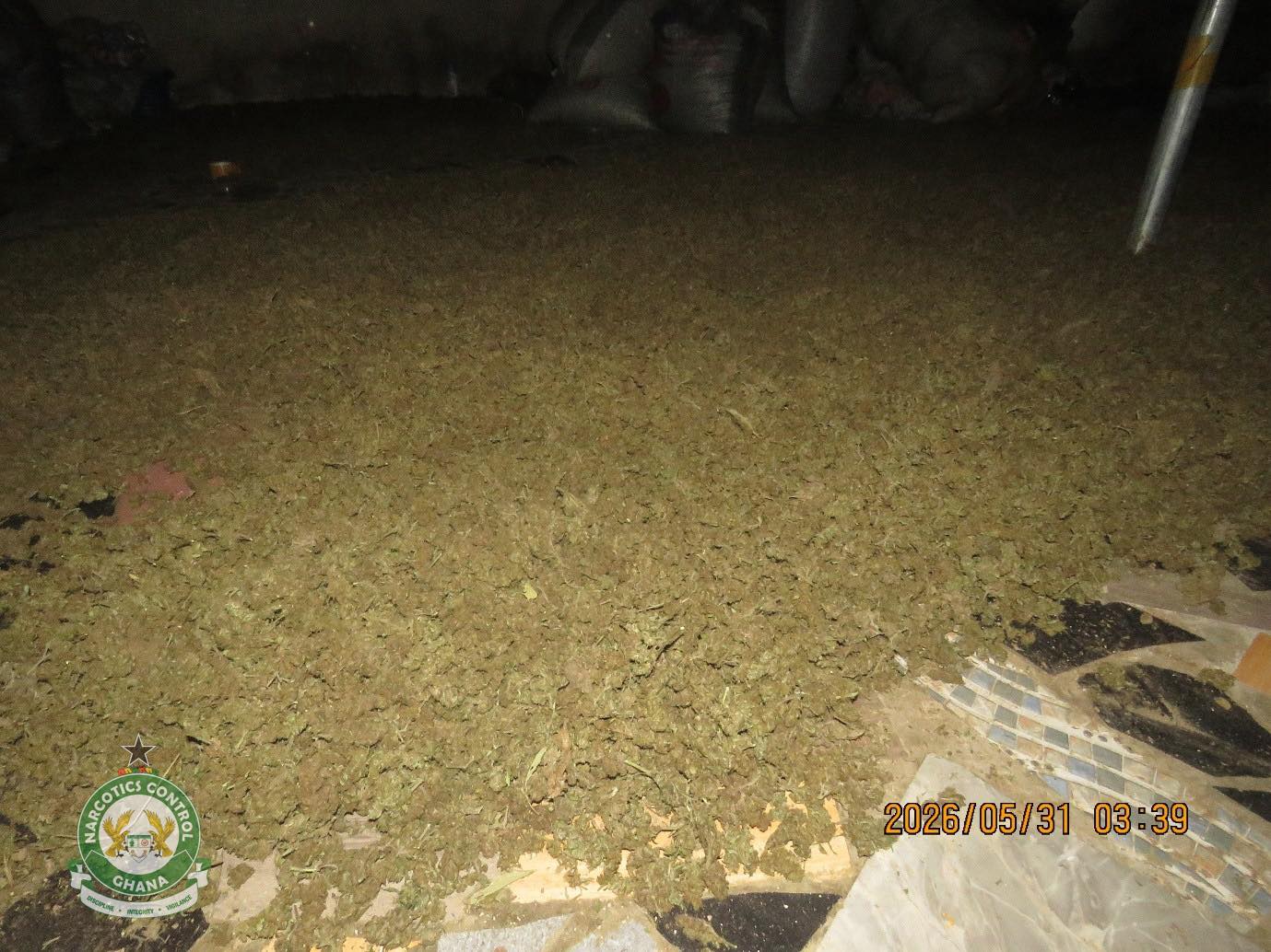 NACOC Seizes GH¢1.18 Million Worth of Suspected Cannabis in Volta Region Raid