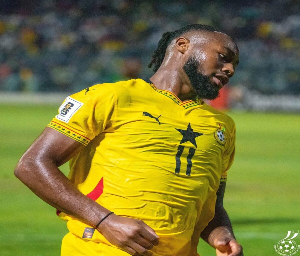 Semenyo Urges Black Stars to Stay Focused Ahead of England Clash